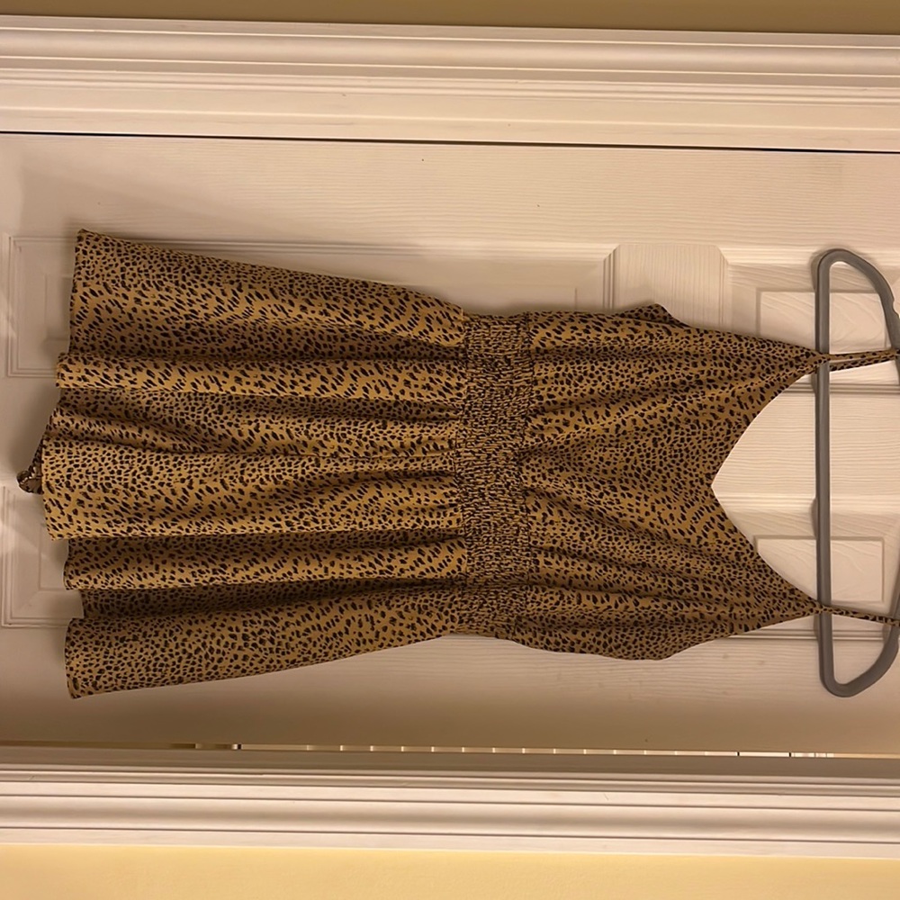 Cheetah print boutique romper